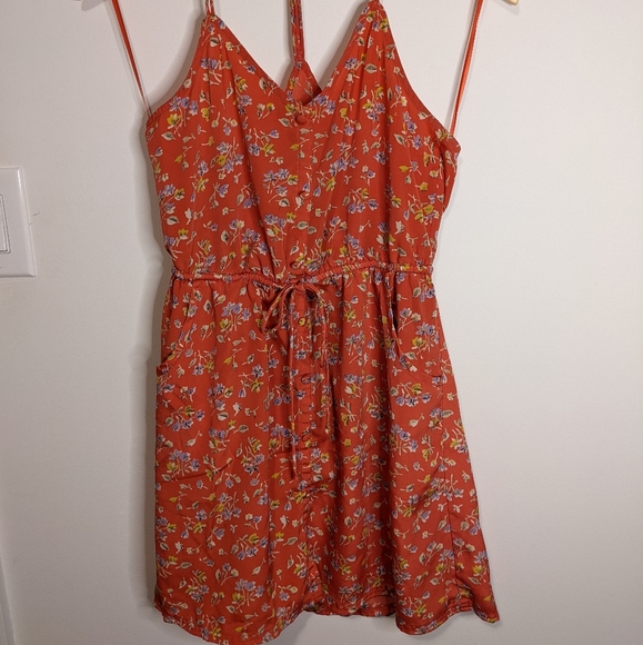 American eagle dress floral button down - Picture 1 of 2